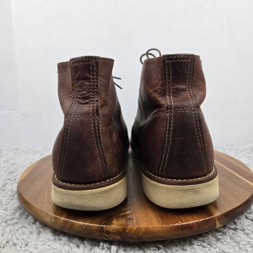 Red Wing Mens 14D Style 3137 Heritage Brown Leather Amekaji Work Chukka Boot USA